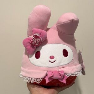 Hello Kitty Pink Plush with Floral Accent Melody
